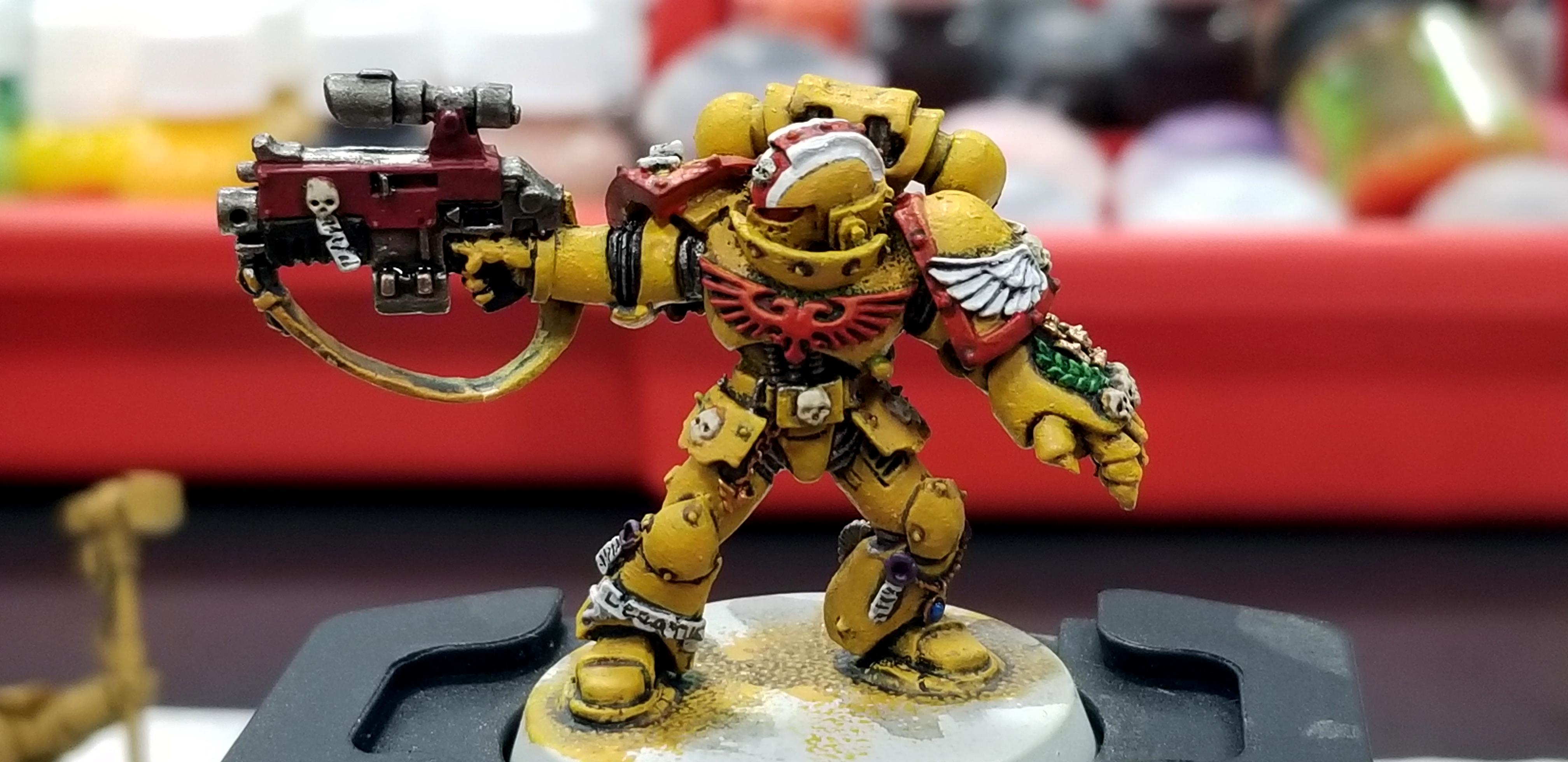 bandai space marine imperial fist